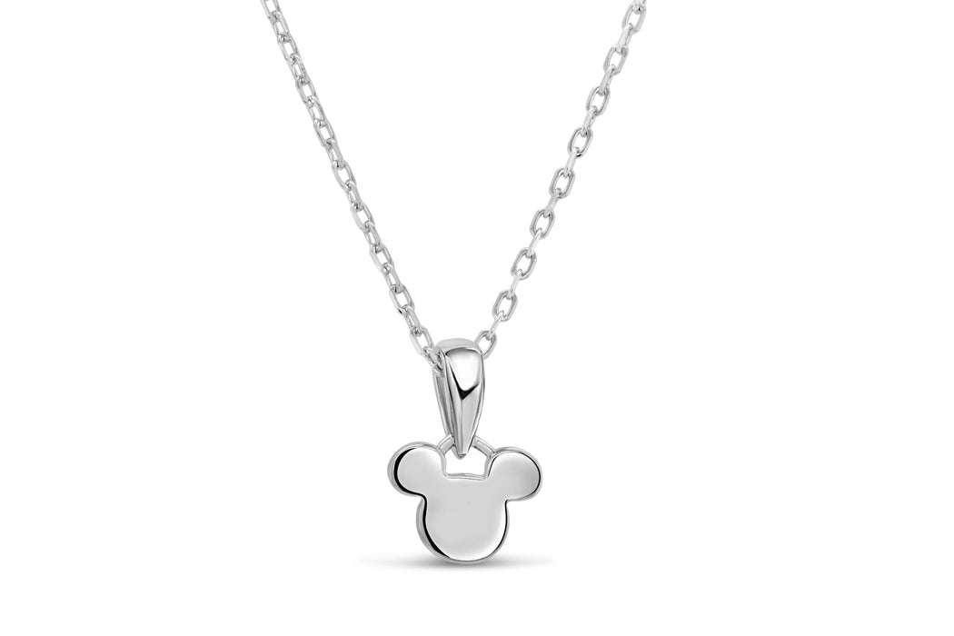 Sterling Silver Mickey Mouse Necklace