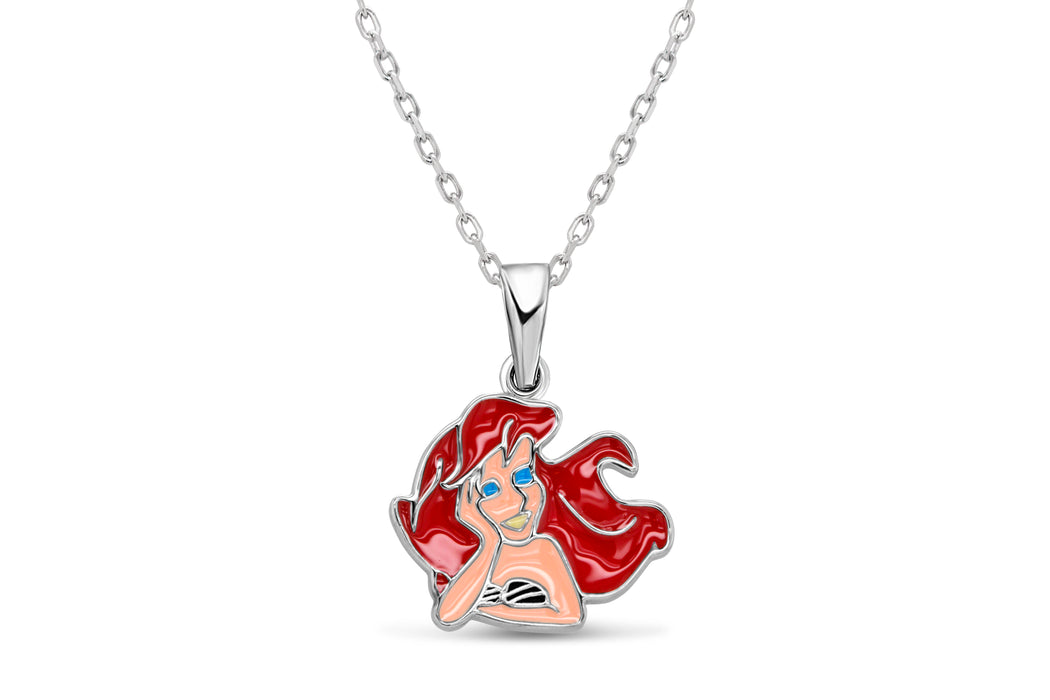 Ariel The Little Mermaid Children's Sterling Silver Necklace