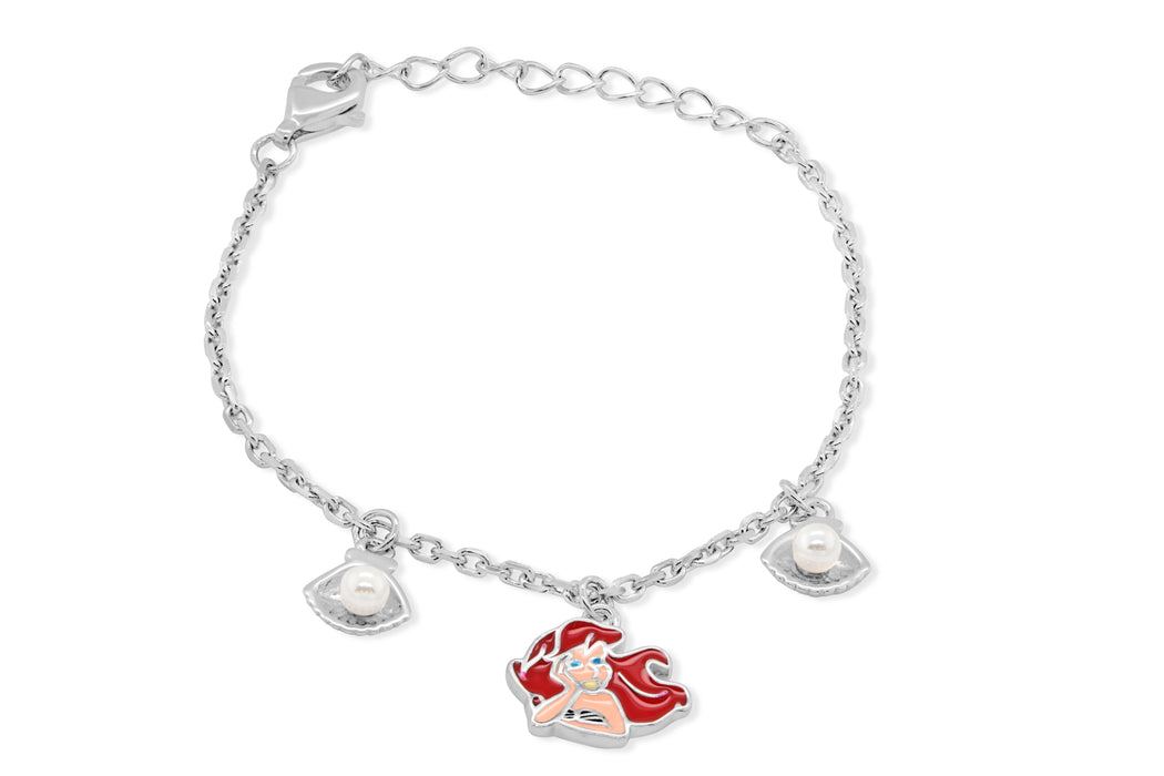 Ariel The Little Mermaid Sterling Silver Children's Bracelet