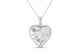 Sterling Silver Nan Heart Locket