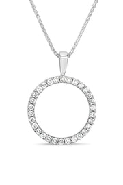 .50CT Diamond Circle Pendant