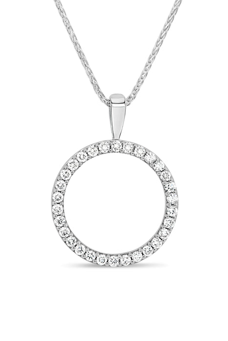 .50CT Diamond Circle Pendant