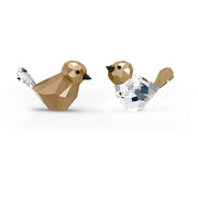 Swarovski Bird Couple Crystal Figurine