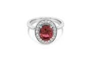 White Gold Tourmaline Ring