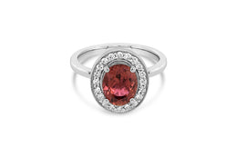 White Gold Tourmaline Ring