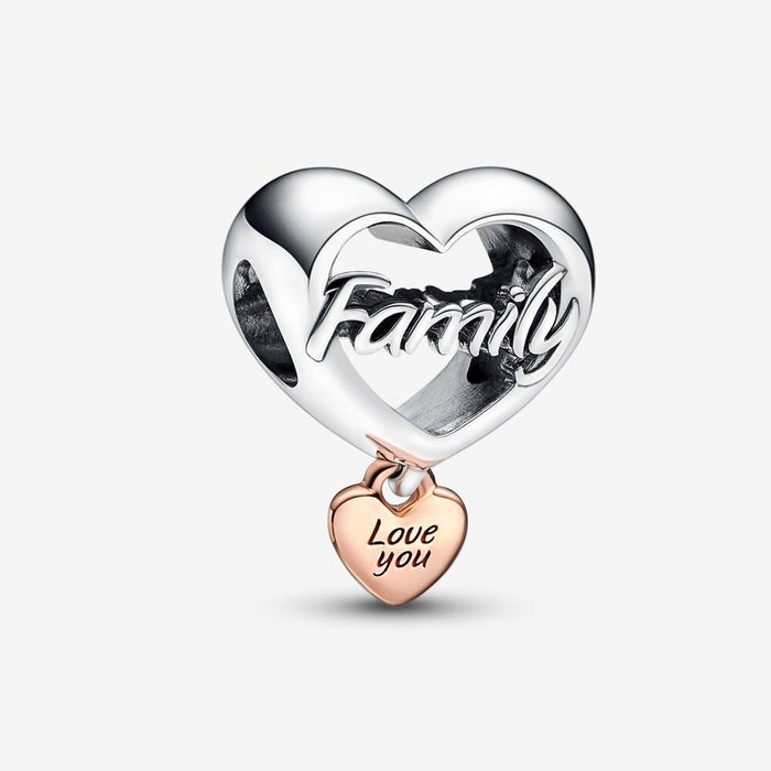 FINAL SALE - Pandora Love Your Family Heart Charm