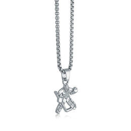 Italgem Steel Hockey Goalie Necklace
