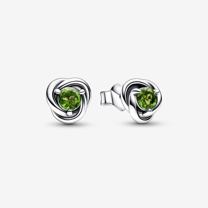 Pandora Green Sparkle Stud Earrings