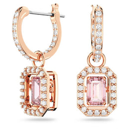 Swarovski Drop Octagon Cut Earrings