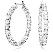Swarovski Hoop Earrings: CZ