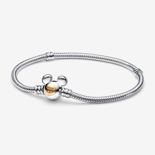 FINAL SALE - Pandora Disney 100th Anniversary Mickey Mouse Sterling Silver Bracelet