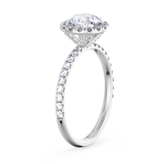 Halo Diamond Engagement Ring