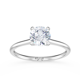 Petite Solitaire Engagement Ring