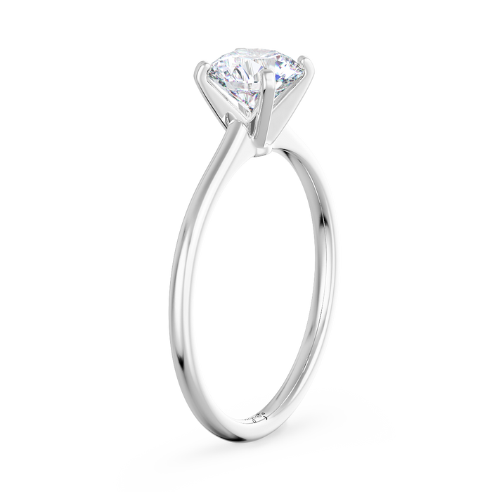 Petite Solitaire Engagement Ring