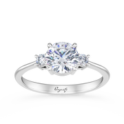 Three Stone Diamond Engagement Ring