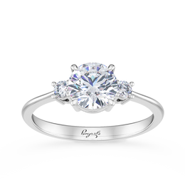 Three Stone Diamond Engagement Ring