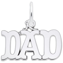 Casablanca Sterling Silver Dad Men's Pendant