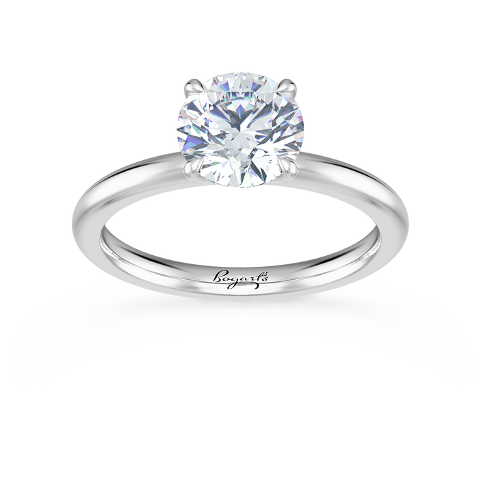 Modern Solitaire Engagement Ring