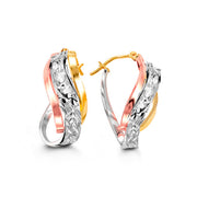 23mm Tri Tone Hoops