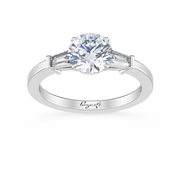 Tapered Baguette Engagement Ring