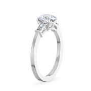 Tapered Baguette Engagement Ring