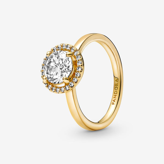 FINAL SALE - Pandora Sparkling Gold Halo Ring