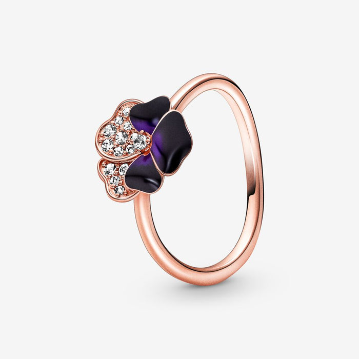 FINAL SALE - Pandora Purple Flower Ring