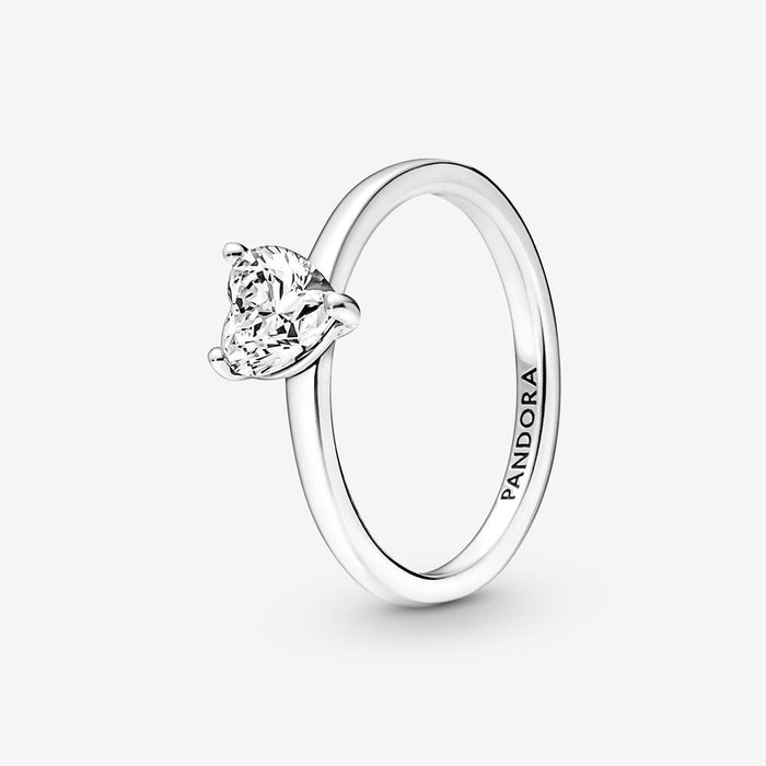 Pandora Heart Solitaire Ring