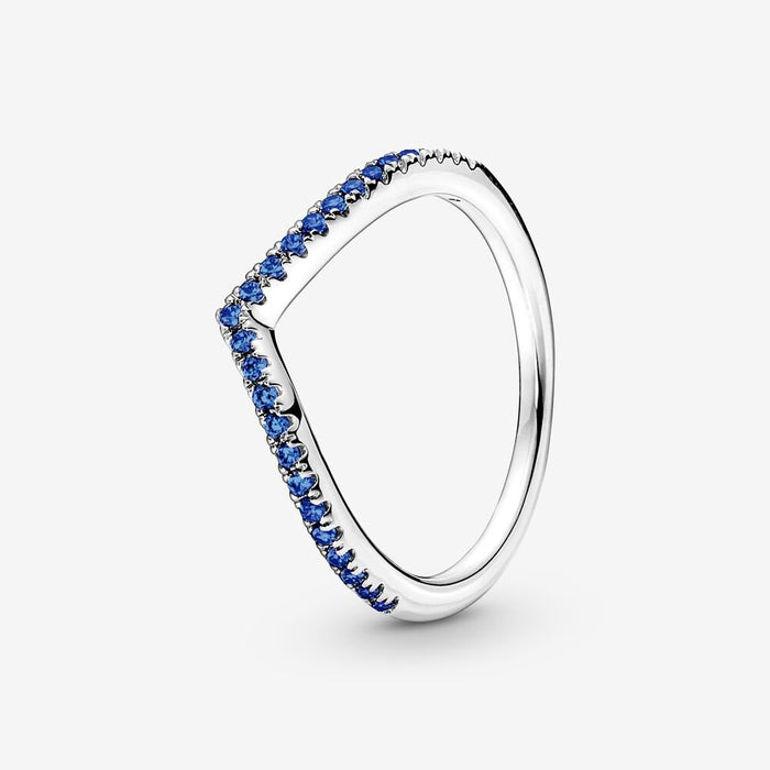 Timeless Blue Shimmer Sparkling Ring