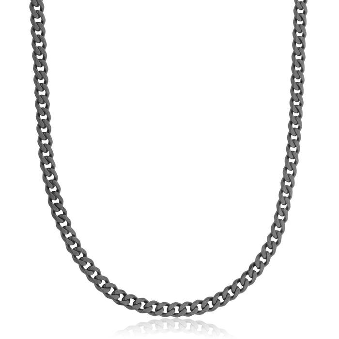 6mm Steelx Stainless Steel Black Curb Chain