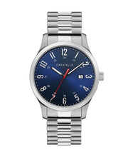 Caravelle Traditional Quartz Men's Watch, Silver-Tone