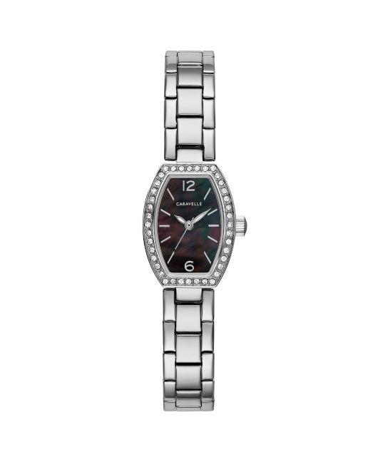 Caravelle Watch: Silver Tone