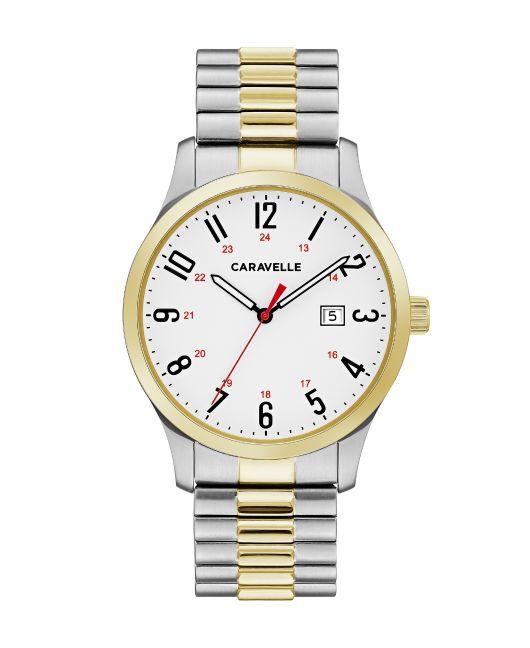 Caravelle Men's Watch: Two Tone