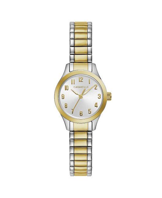 Caravelle Watch: Two Tone