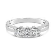 .50CT Bogart's Traditional Trinity Ring: White Gold