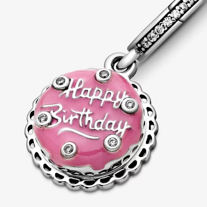 Pandora Pink Birthday Cake Dangle Charm