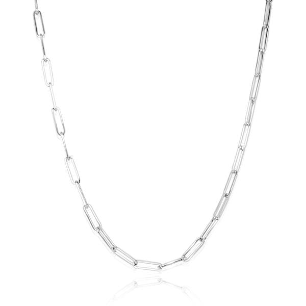 1.8mm Sterling Silver Paperclip Chain