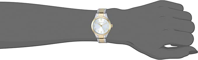 Caravelle Watch: Two Tone