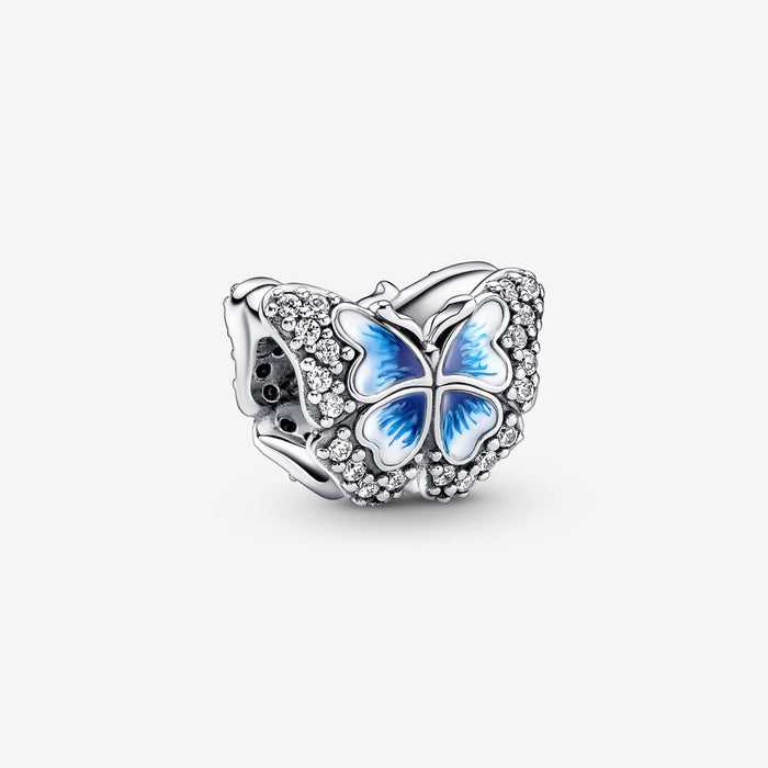 FINAL SALE - Pandora Blue Butterfly Sparkling Charm
