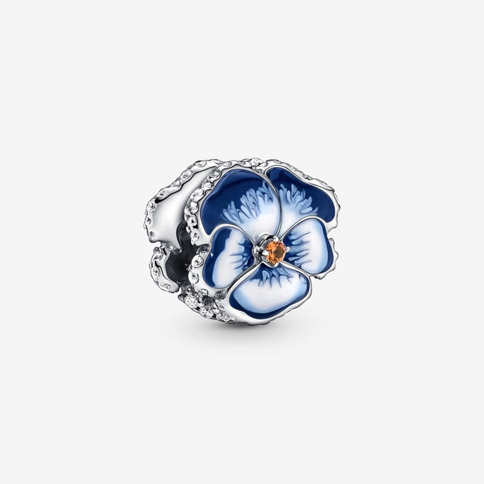 Blue Flower Charm