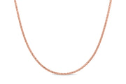 Rose Gold Wheat Chain