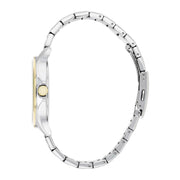 Citizen Men's Quartz Two-Tone Watch: Silver/Blue