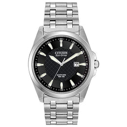 Citizen Corso Men's Eco Watch: Silver Tone