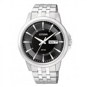 Citizen Men's Quartz Watch: Silver/Black