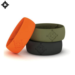 CrossFlex 8MM Silicone Wedding Rings – Orange, Army Green, Black