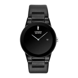 Citizen Axiom - Men's Black Dial AU1065-07E Black Leather Band Watch