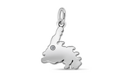 13MM Casablanca Newfoundland Pendant (Available in Sterling Silver, White Gold or Yellow Gold)