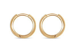 10K Yellow Gold Hoop Earrings