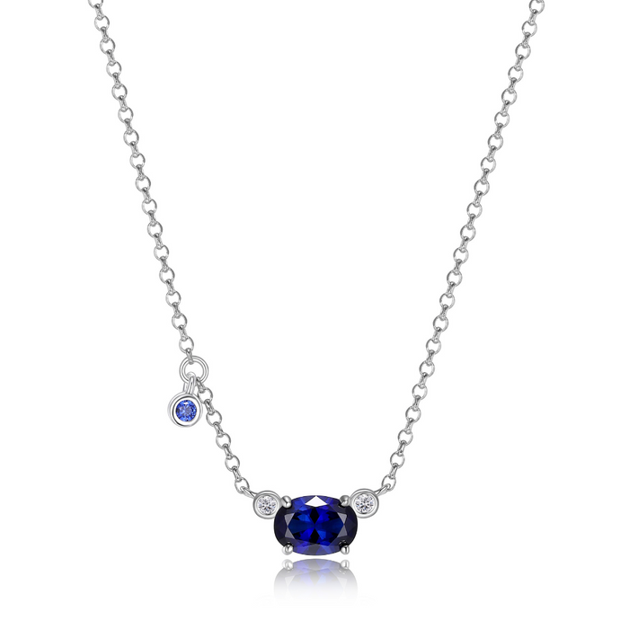 Elle "Blue Star" Sapphire Necklace