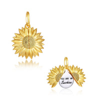 You Are My Sunshine Two-Tone Sterling Silver Necklace